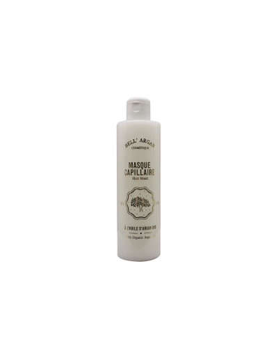 Masque capillaire à l'huile d'argan bio 250ml - bell argan cosmetique