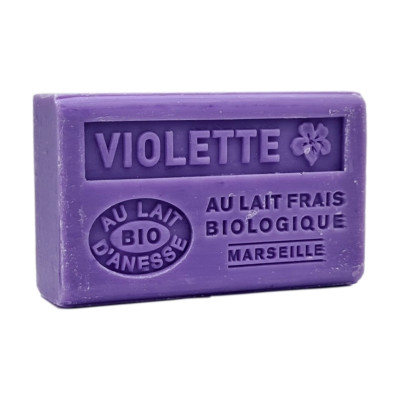 VIOLETTE - Savon 125g au lait d'ânesse BIO