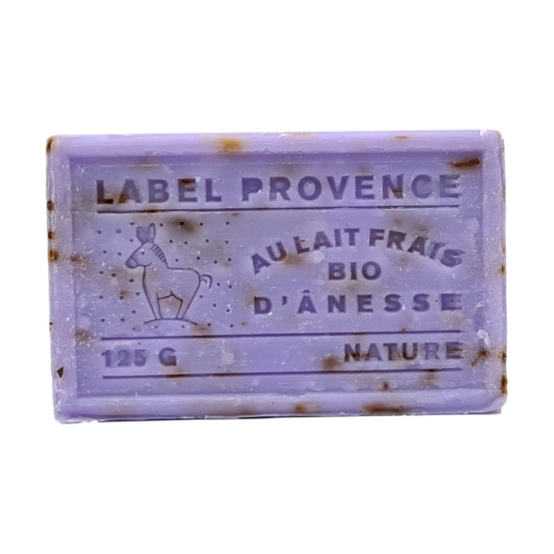 LAVANDE Broyée - Savon 125g au lait d'ânesse BIO