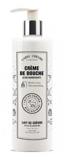Crème de douche au LAIT de CHEVRE Bio 400ml