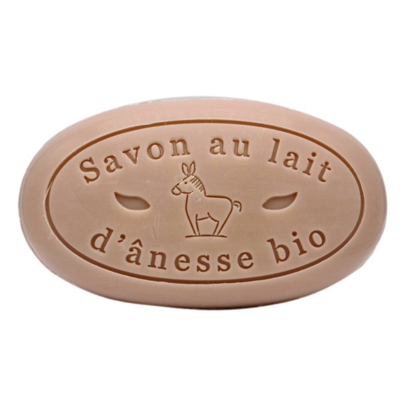 Savon galet Fleur de Coton 110g au Lait d'ânesse bio