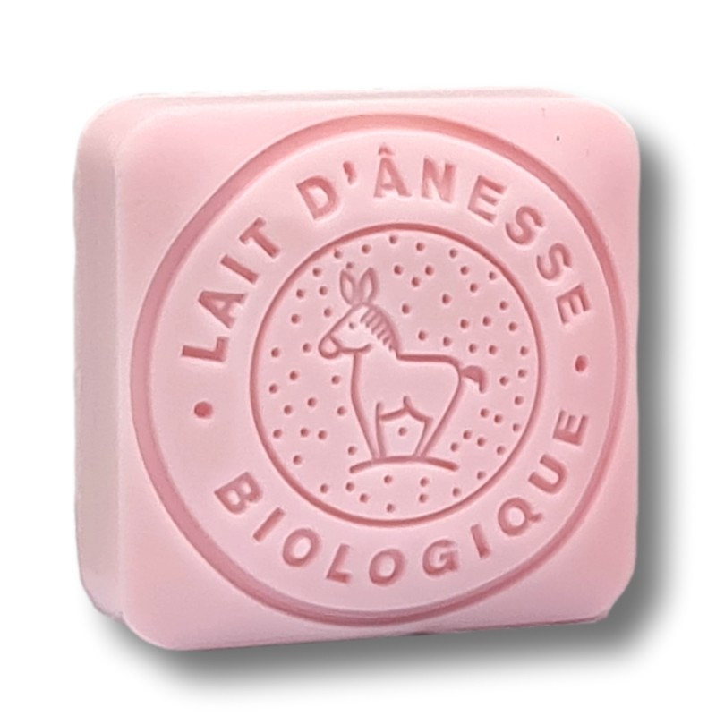 Savon invité Rose au lait d'ânesse Bio