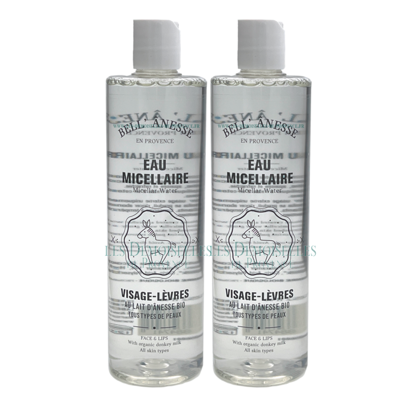 Duo eau micellaire au lait d'ânesse bio Bell 'ânesse en Provence Duo eau micellaire au lait d'ânesse bio Bell 'ânesse en Provence