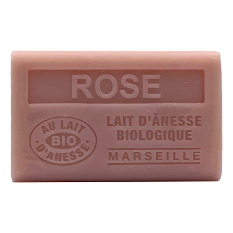 ROSE - Savon 125g au lait d'ânesse BIO