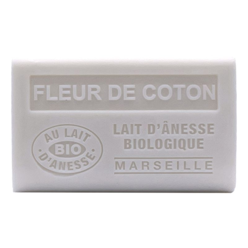 FLEUR DE COTON - Savon 125g au lait d'ânesse BIO