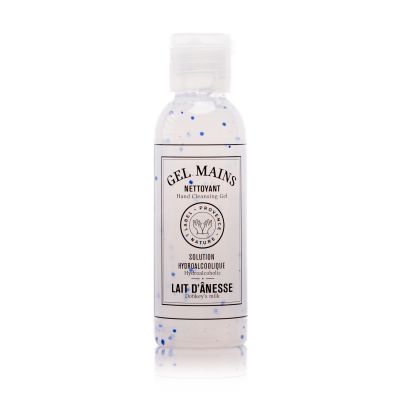 Gel Mains nettoyants hydroalcoolique au lait d'ânesse