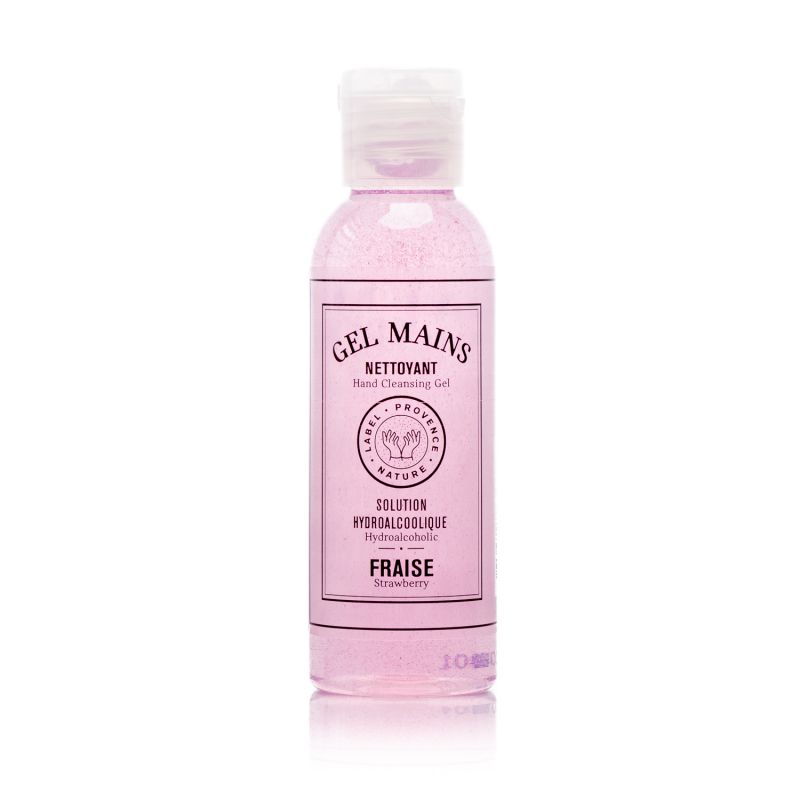 Gel Mains nettoyants hydroalcoolique à la fraise