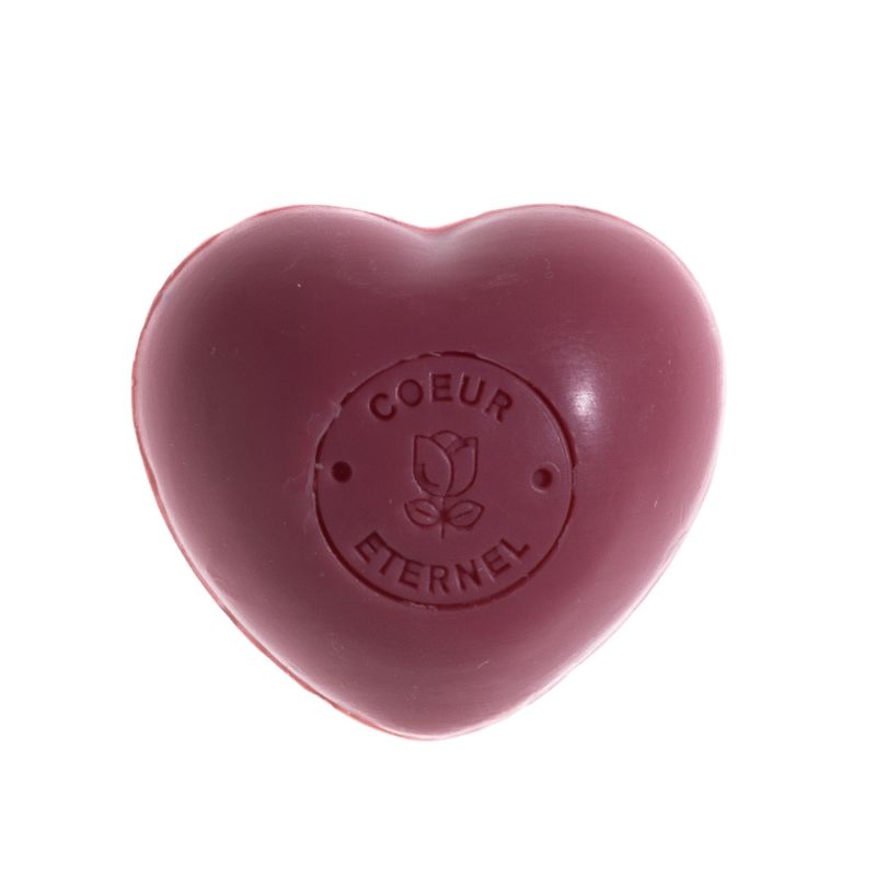 Savon petit cœur éternel rouge 25g