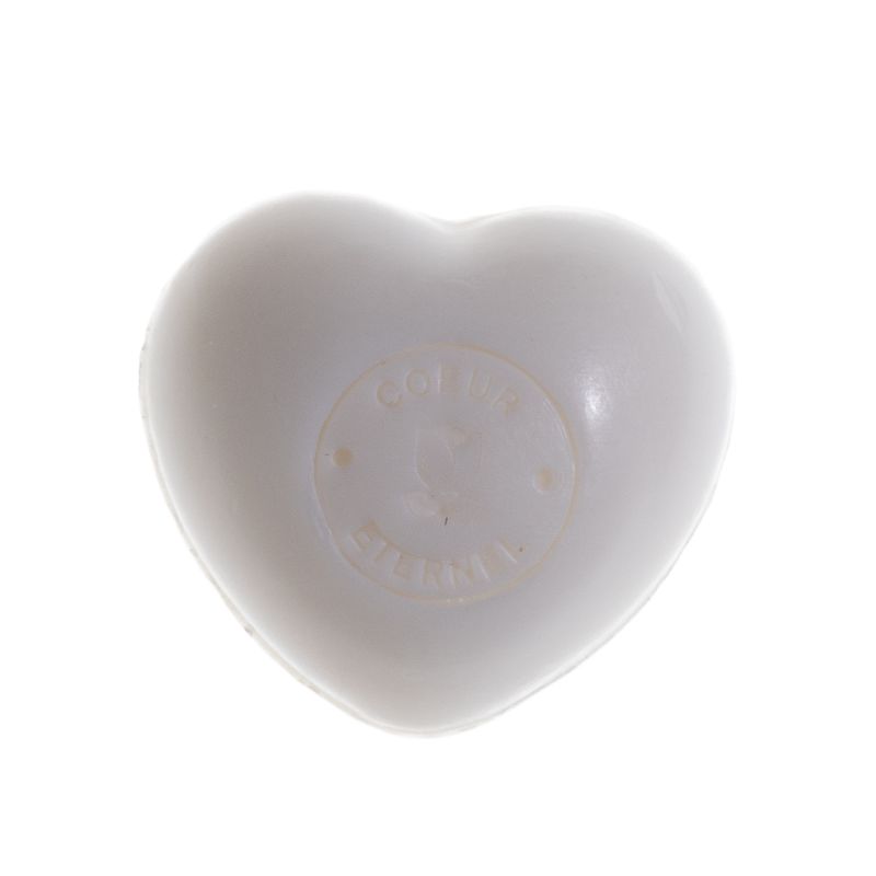 Savon petit cœur éternel blanc 25g