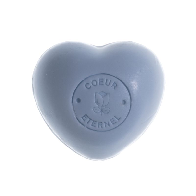 Savon petit cœur éternel bleu 25g