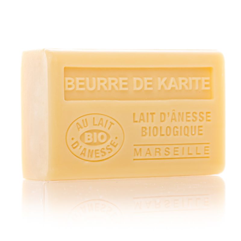 Savon beurre de karité125g au lait d'ânesse BIO