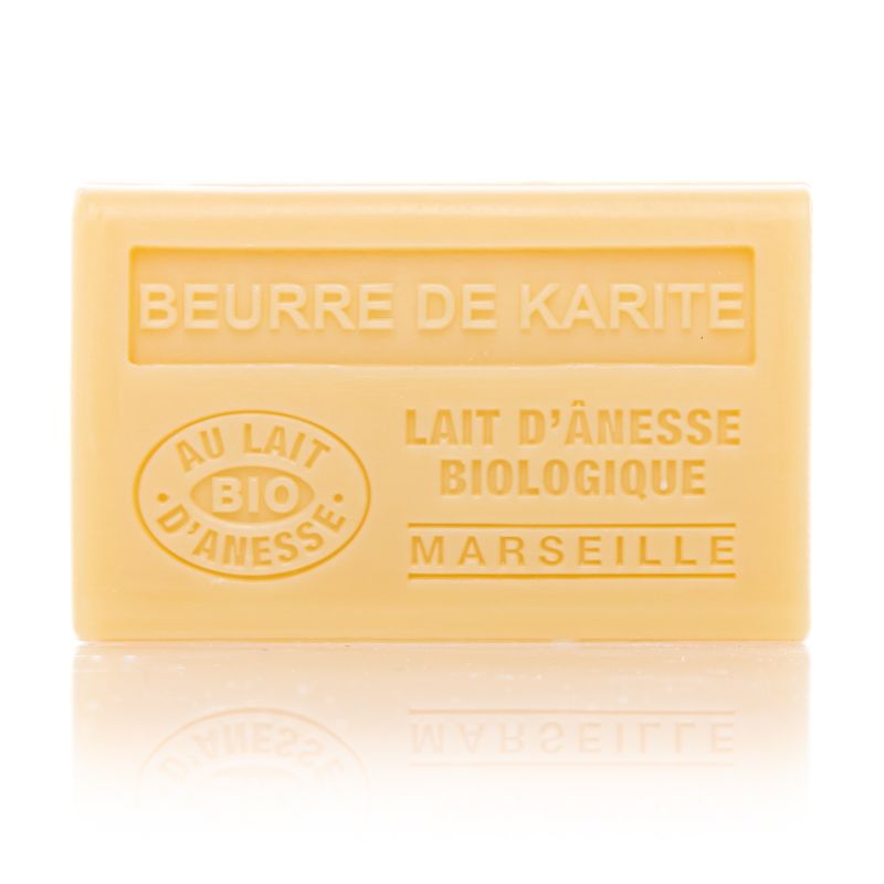 Savon beurre de karité125g au lait d'ânesse BIO