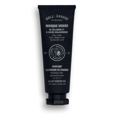 Masque visage purifiant au charbon collagène et acide hyaluronique 120ML