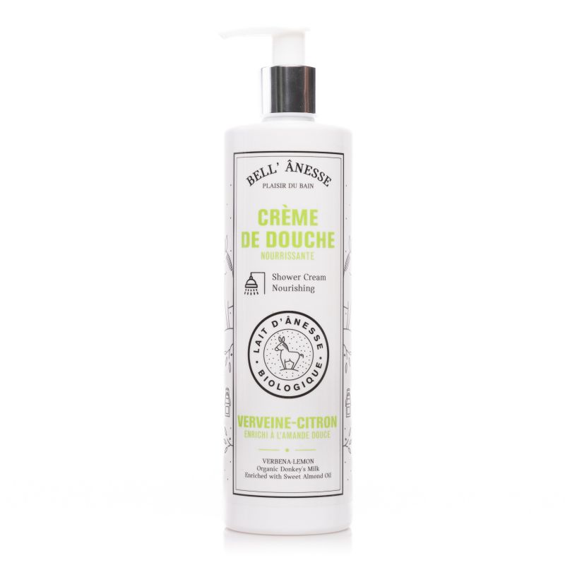 Crème de douche VERVEINE-CITRON au lait d'ânesse Bio 400ml