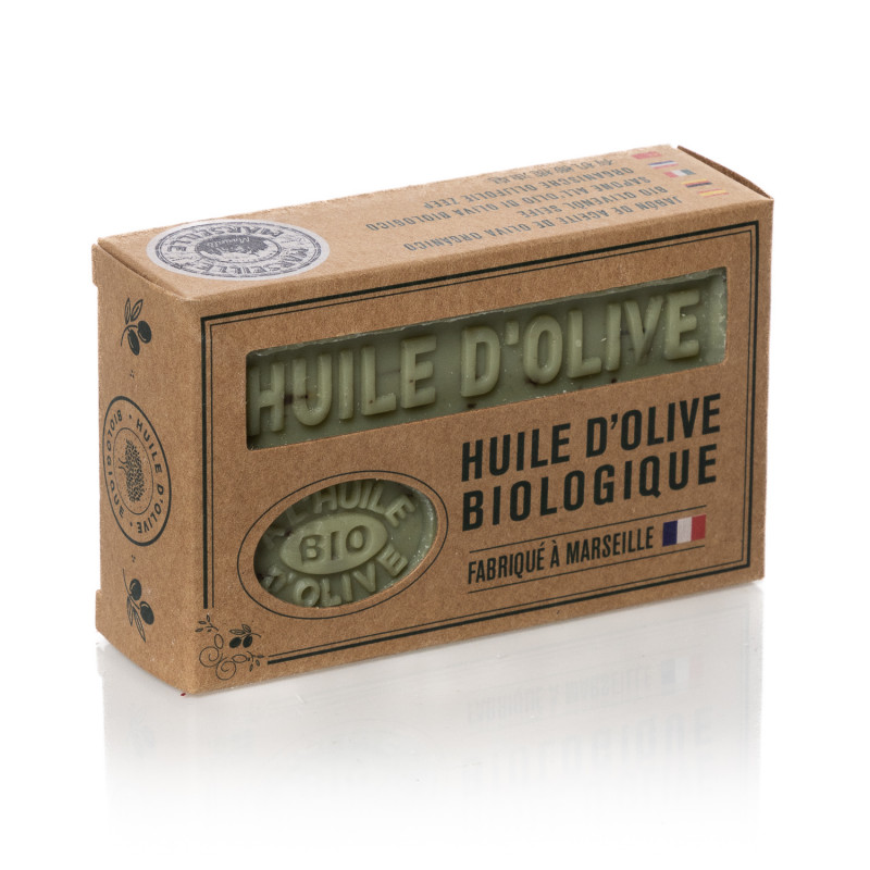 HUILE D'OLIVE EXFOLIANT - Savon 125g à l'huile d'olive BIO