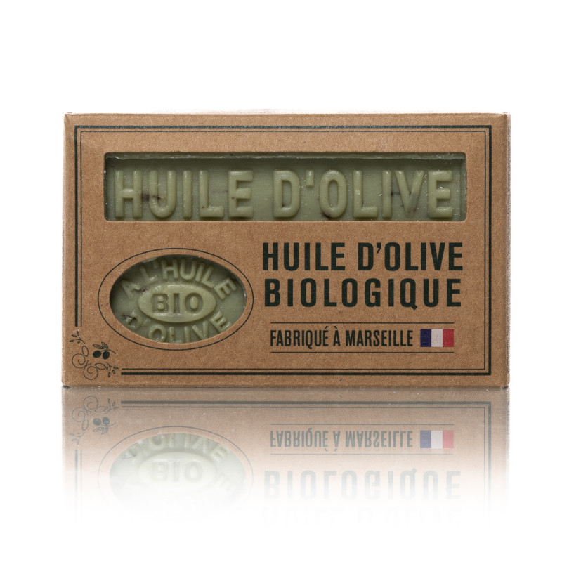 HUILE D'OLIVE EXFOLIANT - Savon 125g à l'huile d'olive BIO