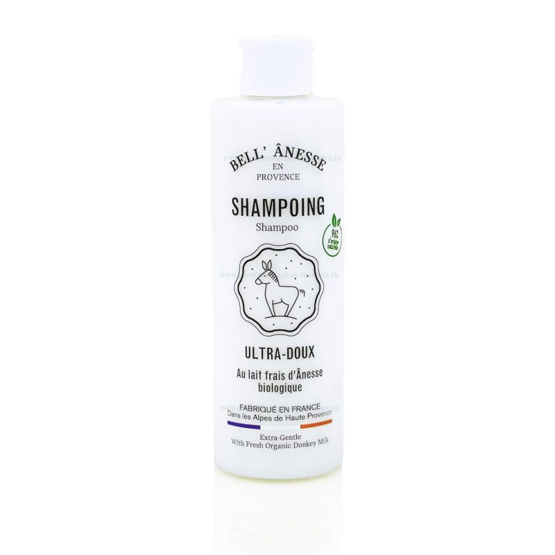 Shampoing au lait d'ânesse bio 250 ml - Bell' ânesse en provence