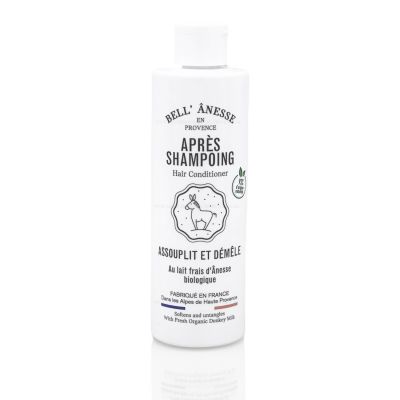 Après-shampoing au lait d'ânesse BIO - 250ml - Bell' ânesse en provence