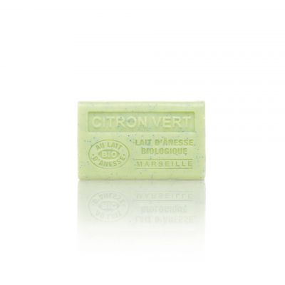 Savon citron vert au lait d'ânesse bio 60g- bell 'ânesse en provence