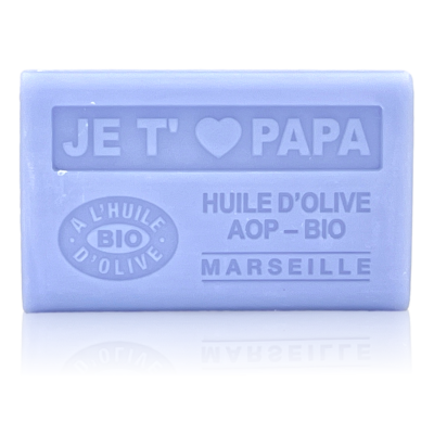 SAVON À L'HUILE D'OLIVE AOP - BIO JE T'AIME PAPA