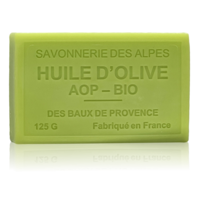 SAVON À L'HUILE D' OLIVE BIO CITRON BASILIC