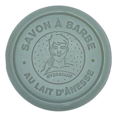 Savon à barbe et rasage au lait d'ânesse et aloe vera 110g - 