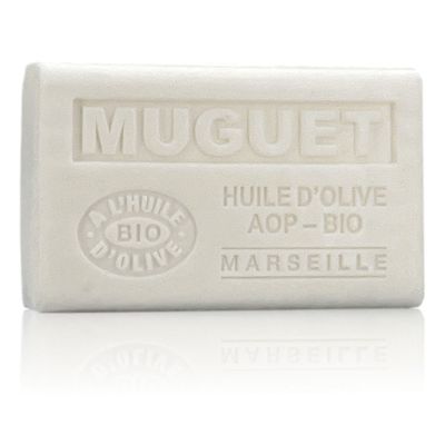 SAVON MUGUET À L'HUILE D'OLIVE AOP-BIO