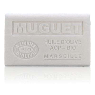 SAVON MUGUET À L'HUILE D'OLIVE AOP-BIO