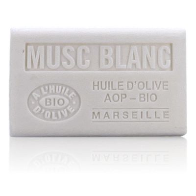MUSC BLANC - Savon 125g à l'huile d'olive BIO