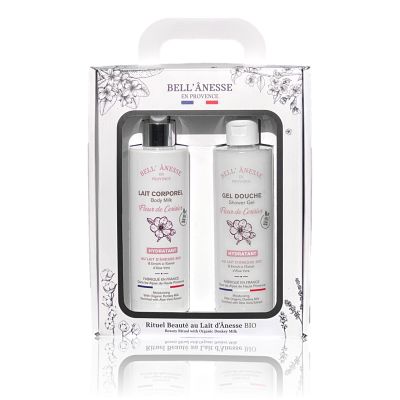 Coffret Soin Corps FLEUR DE CERISIER - Bell' ânesse en Provence