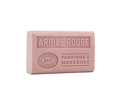 ARGILE ROUGE - Savon 125g à l'huile d'olive BIO