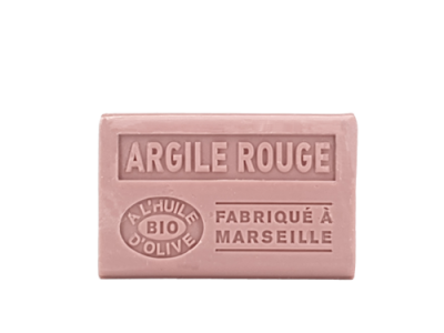 ARGILE ROUGE - Savon 125g à l'huile d'olive BIO